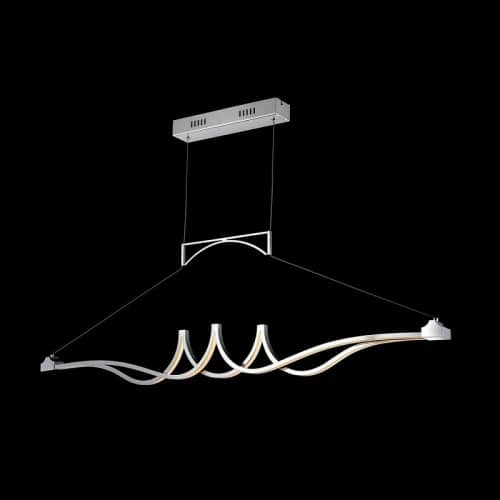 Купить Светильник Maytoni Wave MOD556-02-N хром LED 2х14,5W 220V подвесной по низкой цене