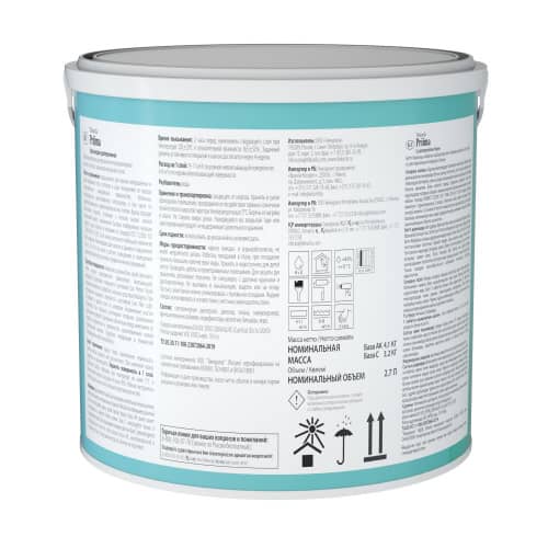 Купить Краска интерьерная акриловая TIKKURILA Priima база AK белая 2,7 л по низкой цене