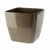 Купить Кашпо Lechuza Quadro taupe high gloss 35x35x33 см по низкой цене