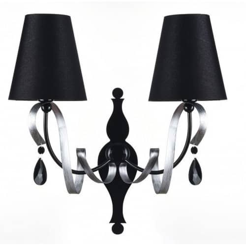 Купить Бра Maytoni Intreccio ARM010-02-R черное E14 2х40W 220V по низкой цене