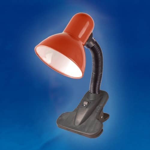Купить Лампа Uniel Universal TLI-202 красная E27 60W 220V настольная по низкой цене