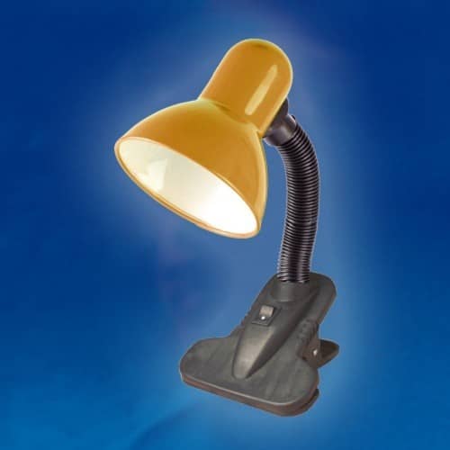 Купить Лампа Uniel Universal TLI-222 оранжевая E27 60W 220V настольная по низкой цене