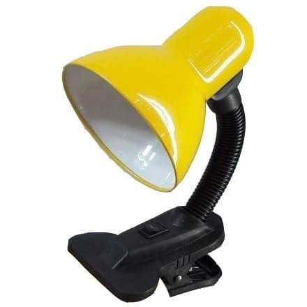 Купить Лампа General GTL-026 желтая на прищепке E27 60 Вт настольная по низкой цене