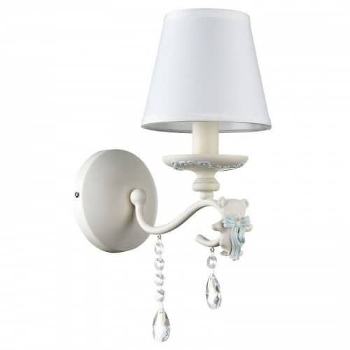 Купить Бра Maytoni Laurie ARM033-01-BL белое E14 40W 220V по низкой цене