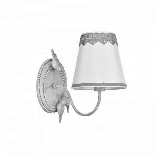 Купить Бра Maytoni Bouquet ARM023-01-S серое E14 40W 220V по низкой цене