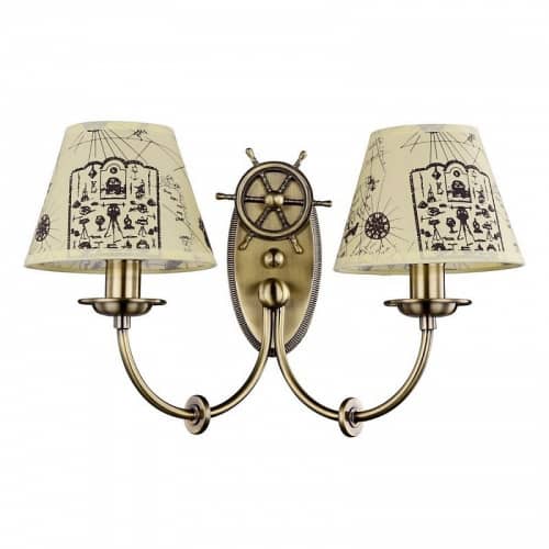 Купить Бра Maytoni Cruise ARM625-02-R бежевое E14 2х40W 220V по низкой цене