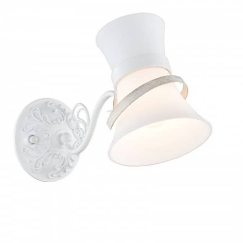 Купить Бра Maytoni Baroque TOC128-01-W белое E14 60W 220V по низкой цене