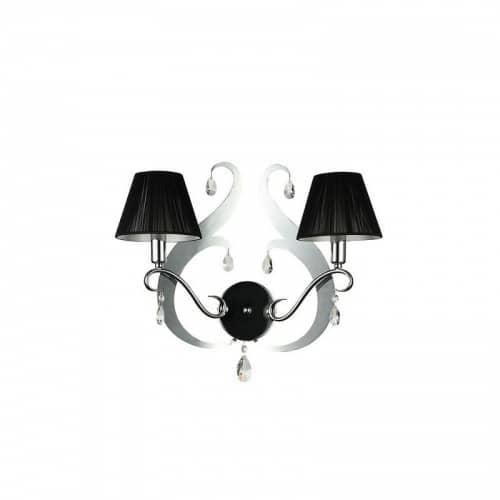 Купить Бра Maytoni Mina ARM900-02-N черное E14 2х40W 220V по низкой цене