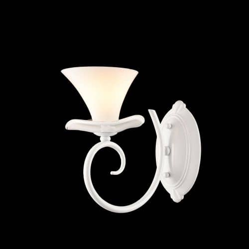 Купить Бра Freya Fabre FR001-01-W белое E14 40W 220V по низкой цене