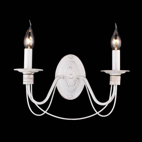 Купить Бра Freya Velia FR046-02-W белое E14 2х60W 220V по низкой цене