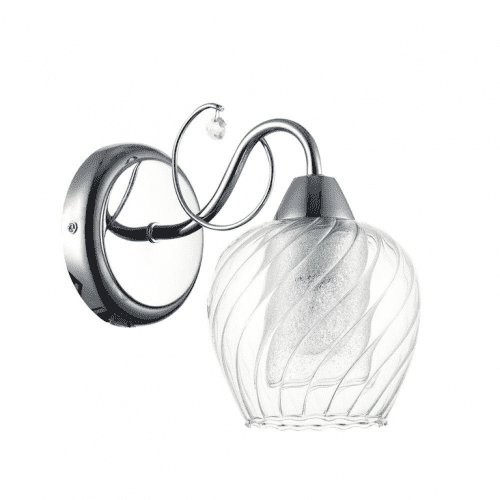 Купить Бра Freya Nora FR663-01-N хром E14 40W 220V по низкой цене