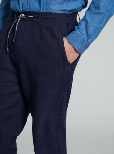 Купить Штаны Piazza Italia con lacci синие по низкой цене