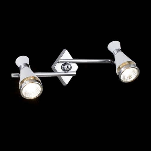 Купить Спот Maytoni Spot ECO007-02-W белый GU10 2х50W 220V по низкой цене