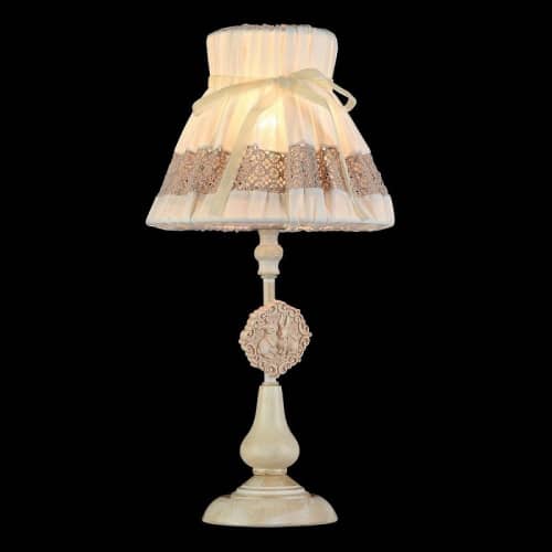 Купить Лампа Maytoni Elegant ARM555-11-W бежевая E14 40W 220V настольная по низкой цене