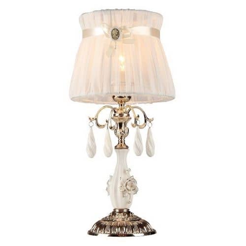 Купить Лампа Maytoni Elegant ARM324-11-G белая E27 40W 220V настольная по низкой цене