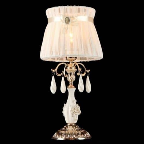 Купить Лампа Maytoni Elegant ARM324-11-G белая E27 40W 220V настольная по низкой цене