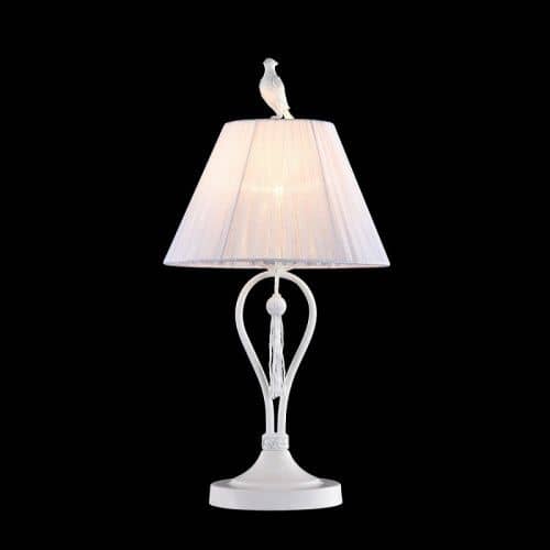 Купить Лампа Maytoni Elegant ARM031-11-W белая E27 40W 220V настольная по низкой цене
