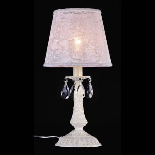 Купить Лампа Maytoni Elegant ARM390-00-W белая E14 40W 220V настольная по низкой цене