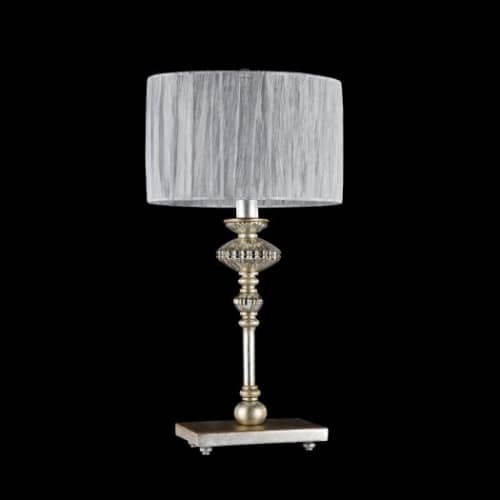 Купить Лампа Maytoni Elegant ARM041-11-G серая E14 40W 220V настольная по низкой цене