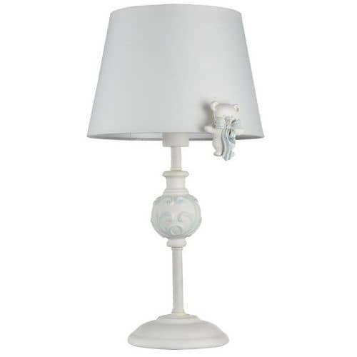 Купить Лампа Maytoni Elegant ARM033-11-BL белая E14 40W 220V настольная по низкой цене