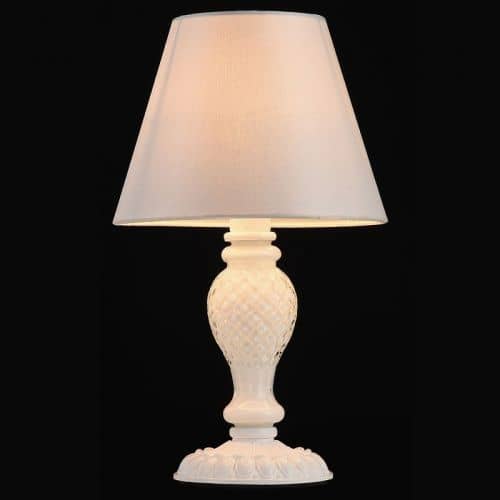 Купить Лампа Maytoni Elegant ARM220-11-W белая E14 40W 220V настольная по низкой цене