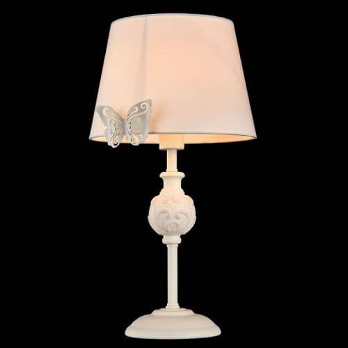 Купить Лампа Maytoni Elegant ARM032-11-PK белая E14 40W 220V настольная по низкой цене