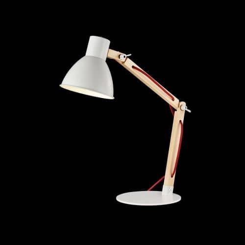 Купить Лампа Maytoni Modern MOD147-01-W белая E14 40W 220V настольная по низкой цене