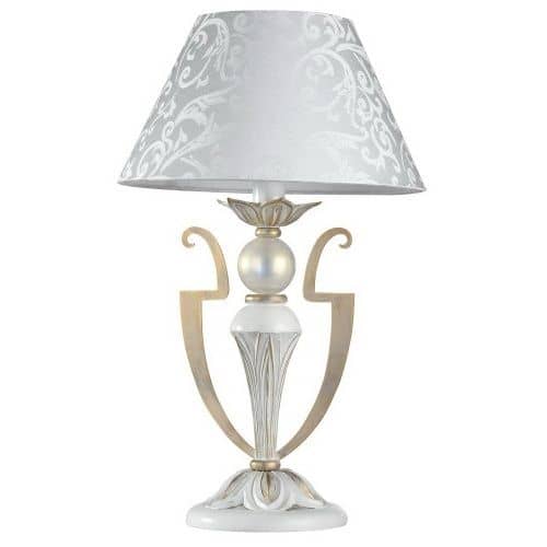 Купить Лампа Maytoni Elegant ARM004-11-W белая E14 40W 220V настольная по низкой цене