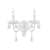 Купить Бра Maytoni Contrast ARM220-02-W белое E14 2х60W 220V по низкой цене