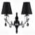 бра maytoni intreccio arm010-02-r черное e14 2х40w 220v Купить Бра Maytoni Intreccio ARM010-02-R черное E14 2х40W 220V по низкой цене
