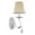 бра freya susie fr403-01-gw белое золото e14 60w 220v Купить Бра Freya Susie FR403-01-GW белое золото E14 60W 220V по низкой цене