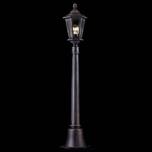 Купить Фонарный столб Maytoni Street S101-108-51-B черный E27 100W 220V наземный уличный по низкой цене