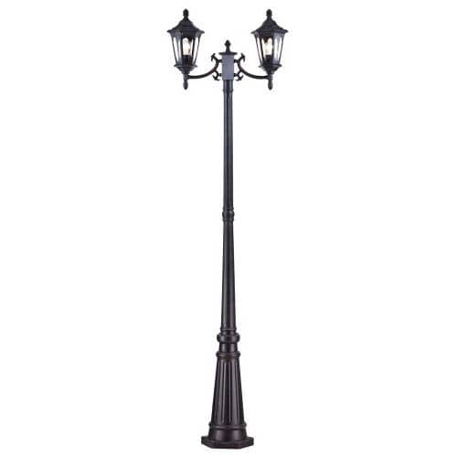 Купить Фонарный столб Maytoni Street S101-209-61-B черный E27 2х100W 220V наземный уличный по низкой цене