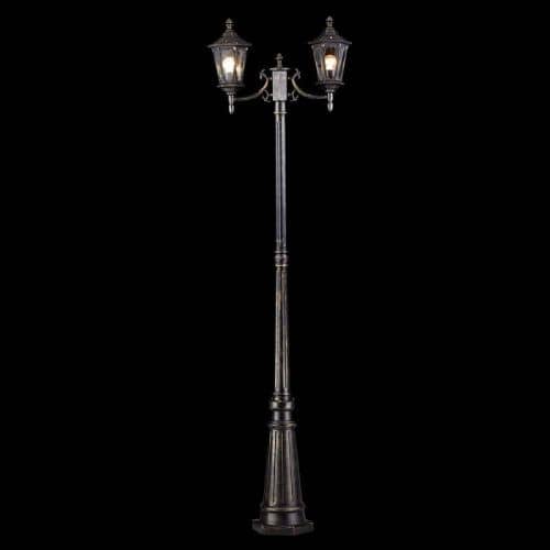 Купить Фонарный столб Maytoni Street S101-209-61-R бронза E27 2х100W 220V наземный уличный по низкой цене