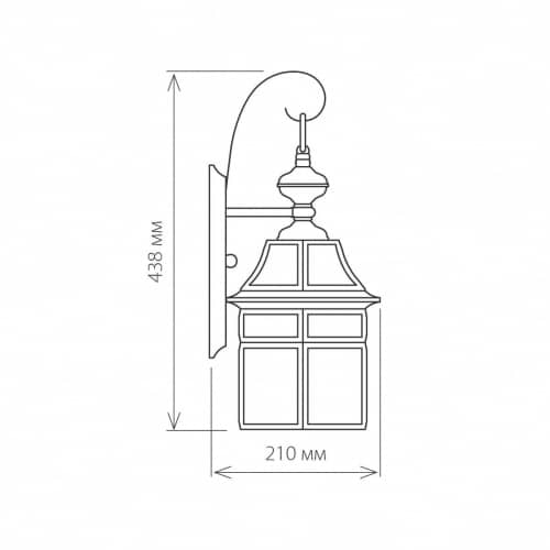 Купить Светильник Elektrostandard 1031 Savoie D 60 Вт медь садово-парковый по низкой цене