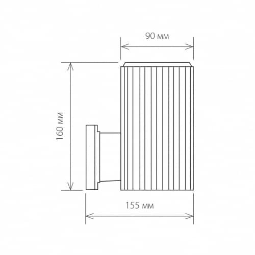 Купить Светильник Elektrostandard 1404 Techno Е27 60 Вт черный садово-парковый по низкой цене