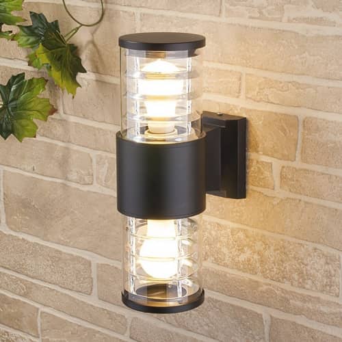 Купить Светильник Elektrostandard 1407 Techno Е27 2х60 Вт черный садово-парковый по низкой цене