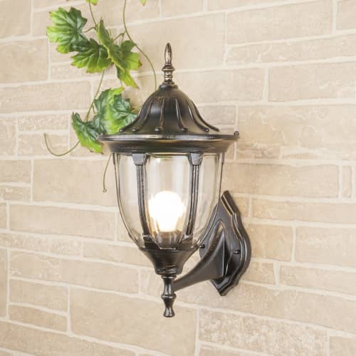 Купить Светильник Elektrostandard GL 1003U Е27 100 Вт черное золото садово-парковый по низкой цене