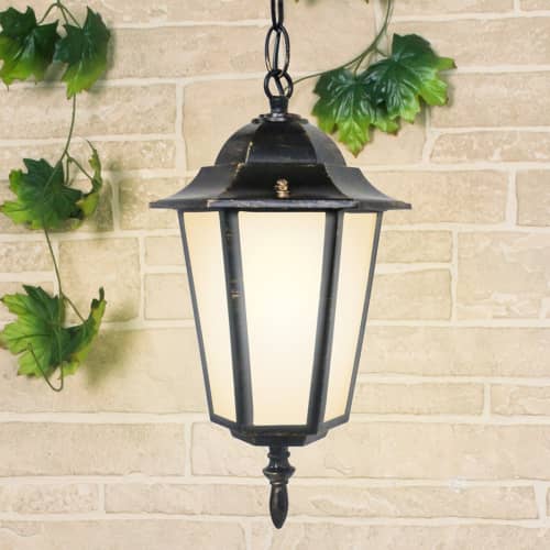 Купить Светильник Elektrostandard GL 1004H Е27 100 Вт черное золото садово-парковый по низкой цене