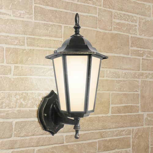 Купить Светильник Elektrostandard GL 1004U Е27 100 Вт черное золото садово-парковый по низкой цене