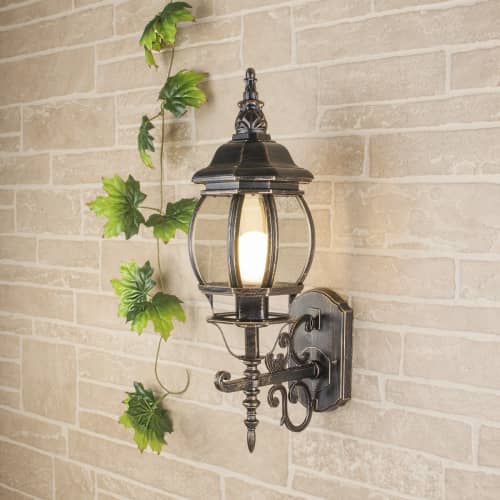 Купить Светильник Elektrostandard GL 1011U Е27 100 Вт черное золото садово-парковый по низкой цене