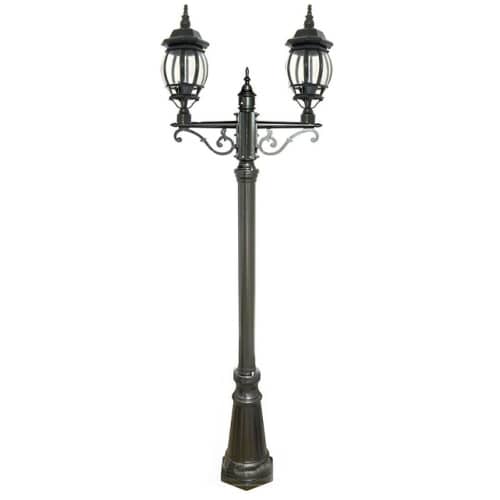 Купить Фонарный столб Elektrostandard NLG99HL004 Е27 2х100 Вт черный садово-парковый по низкой цене