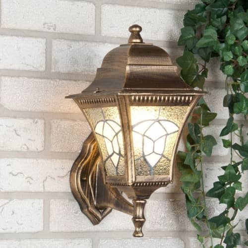 Купить Светильник Elektrostandard Altair Е27 60 Вт черное золото садово-парковый по низкой цене