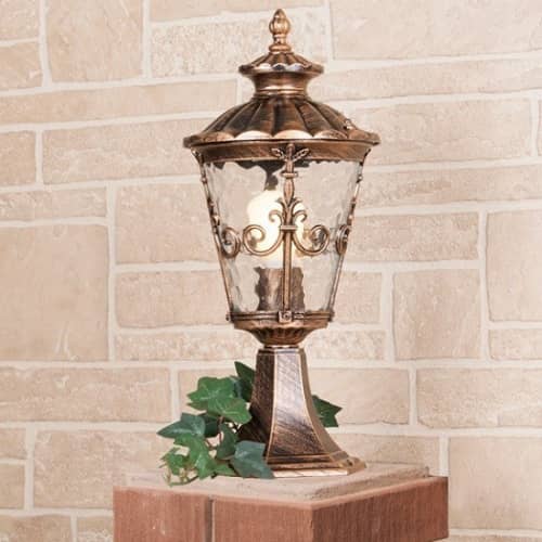 Купить Светильник Elektrostandard Diadema S GLYF-8046S Е27 60 Вт черное золото садово-парковый по низкой цене