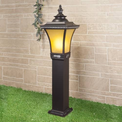 Купить Светильник Elektrostandard Libra F LXT-1408F Е27 60 Вт венге садово-парковый по низкой цене