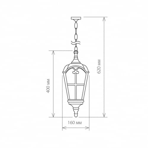 Купить Светильник Elektrostandard Mira H Е27 60 Вт черное золото садово-парковый по низкой цене