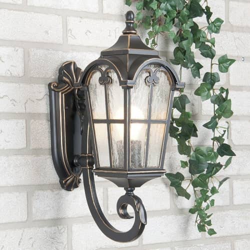 Купить Светильник Elektrostandard Mira U Е27 60 Вт черное золото садово-парковый по низкой цене