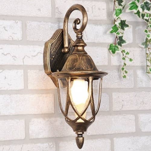 Купить Светильник Elektrostandard Orion Е27 60 Вт черное золото садово-парковый по низкой цене