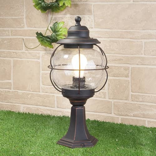 Купить Светильник Elektrostandard Regul S GLXT-1475S Е27 60 Вт черная медь садово-парковый по низкой цене