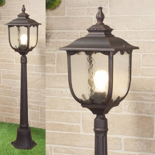 Купить Фонарный столб Elektrostandard Sculptor F GLXT-1407F Е27 60 Вт капучино садово-парковый по низкой цене